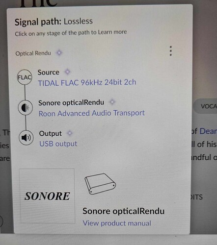 Roon Signal Path