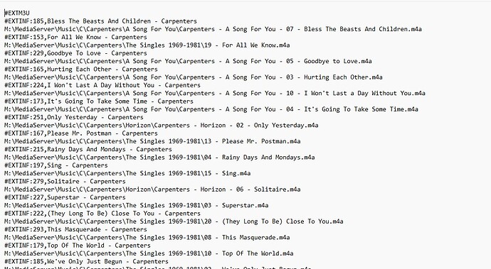 Roon File Sample Playlist file