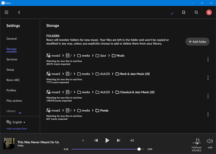 Roon Storage; 27 February 2026