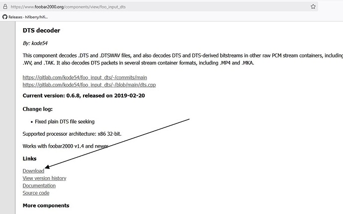 Download DTS decoder