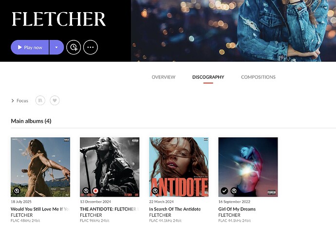 FLETCHER_Discography