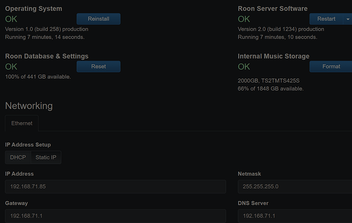 Roon WebOS Data