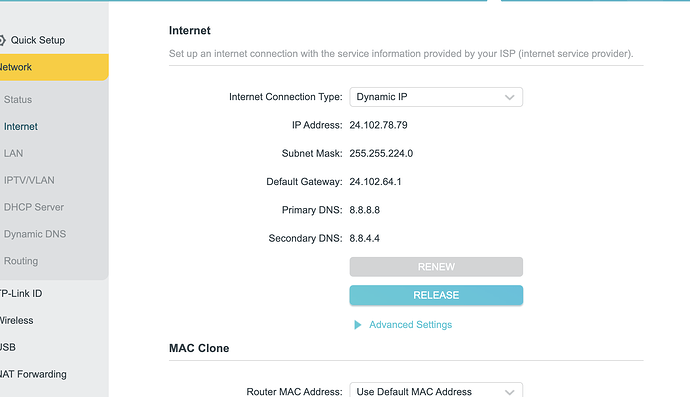 router internet