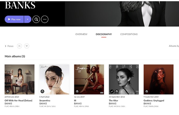 BANKS_Discography