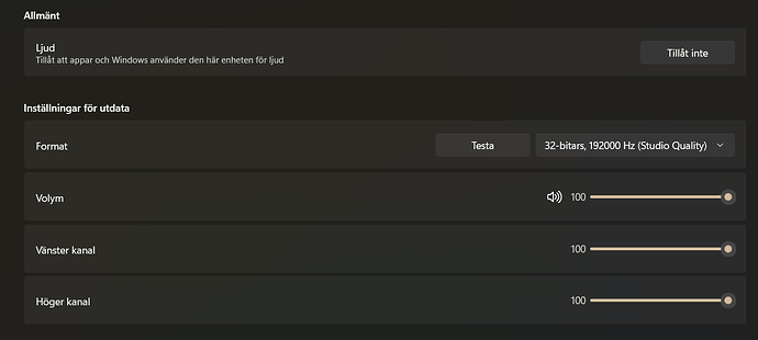 PC Settings