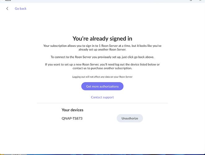 You're Already Signed In