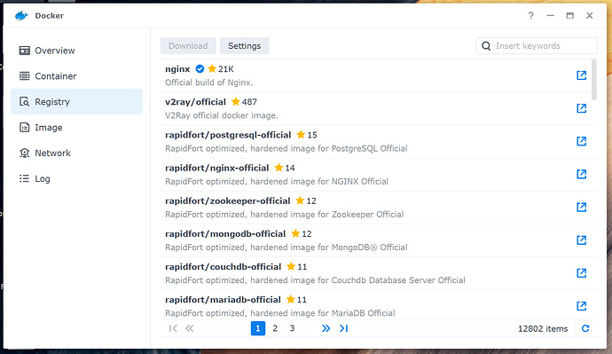 Initial Legacy Docker Screen (ref#5RYFVV)