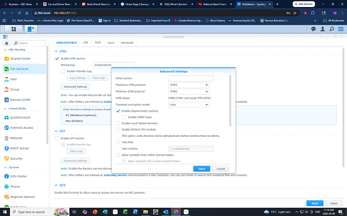 File Services SMB Advanced