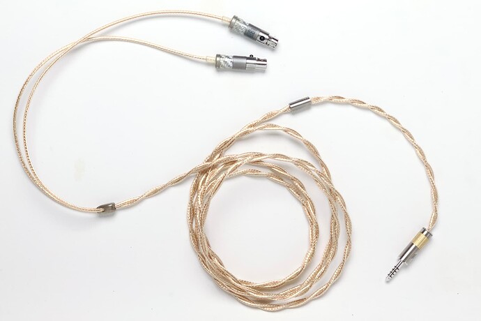 Double Helix Cables Clone Fusion for Audeze LCD, Eidolic 4.4mm TRRRS Balanced, 01