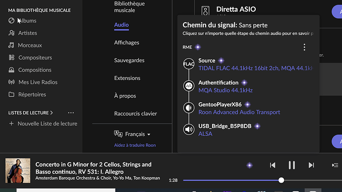 Backup Roon and Audio issue on Gentooplayer / Diretta - Support - Roon ...