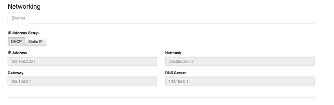 network settings