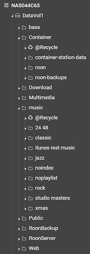 Screenshot QNAP Files