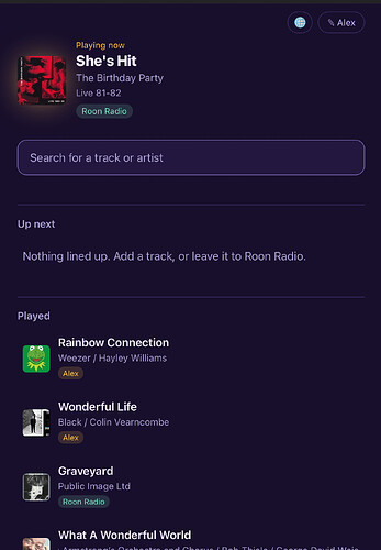 Guest screen on phone, playing