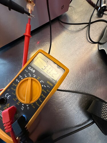 Reading at 200V
