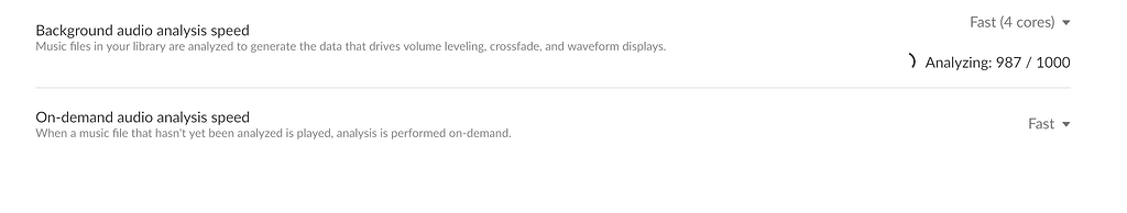 BackGround audio analysis speed stalls [Investigation Started ...