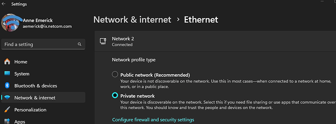 What type of network