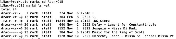 macos subfolder