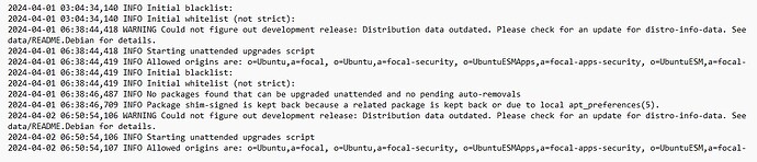 lts update log