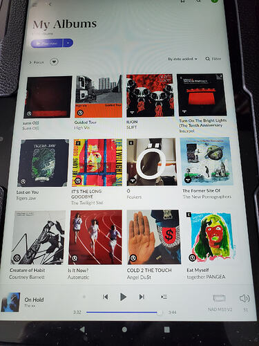 Tablet_Sorted by Date Added not working