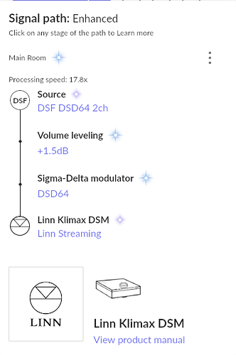 2025-12-02 Roon DSD to Linn DSM:2
