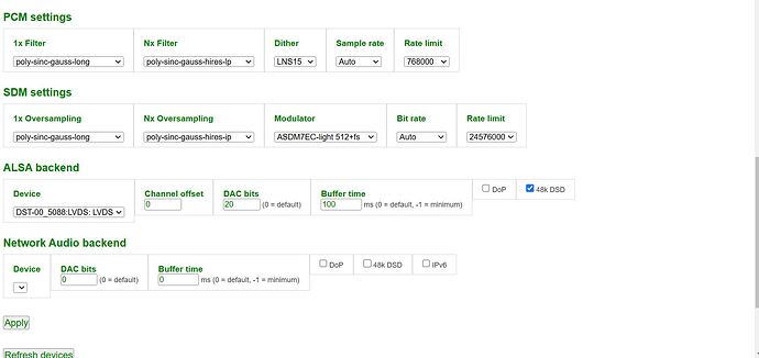 Capture 2 Paramétrages HQPe