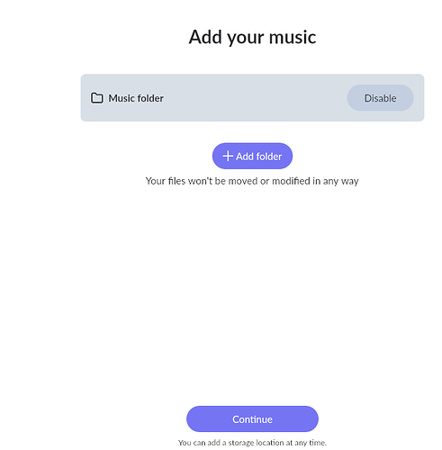 Roon-start-up add music