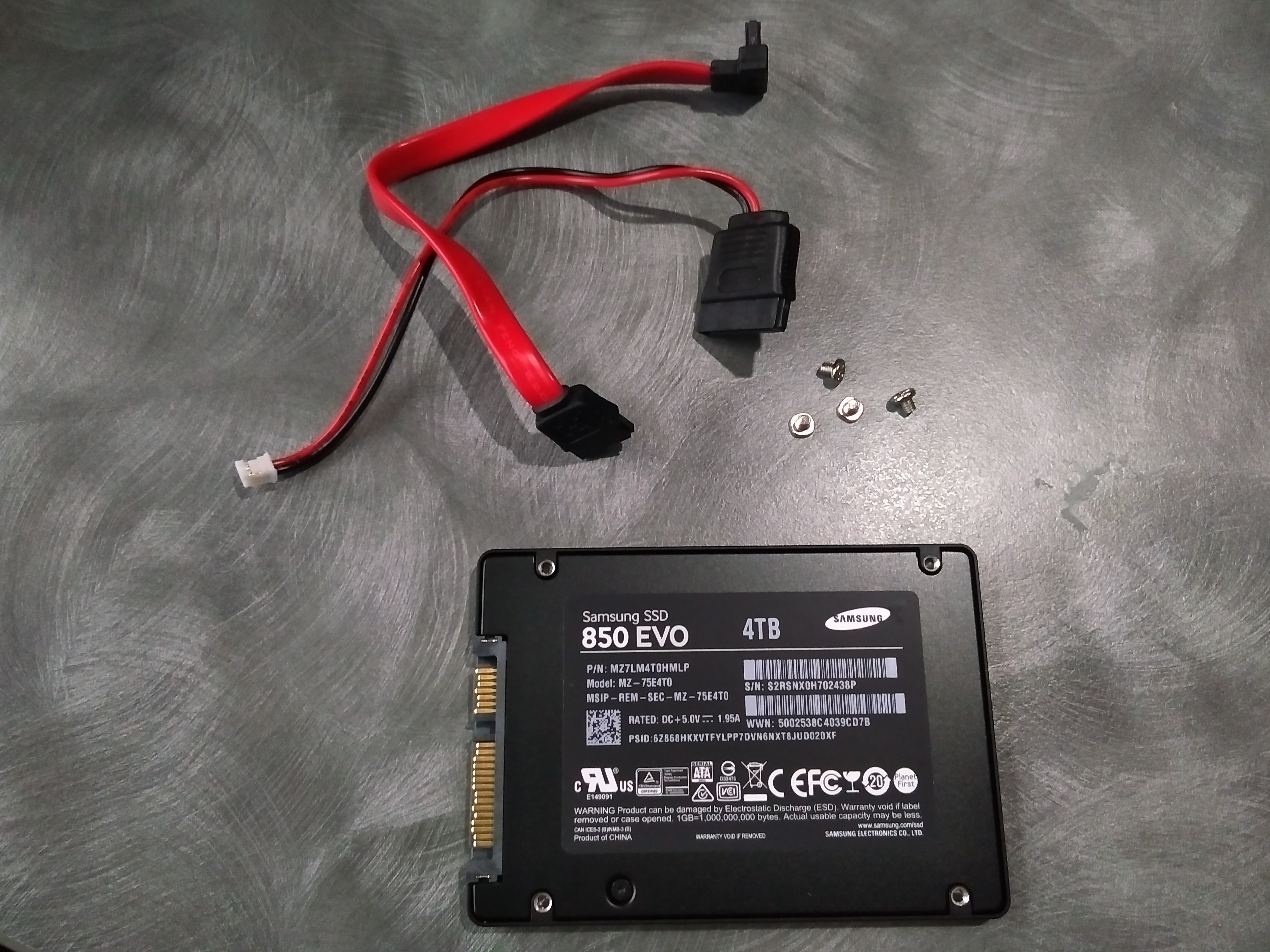 fremtid Understrege forgænger SOLD: 4TB SSD Australia - Samsung 850 EVO SSD 2.5" SATA III 4TB with FREE  USB 3.0 portable enclosure - Sales and Trades - Roon Labs Community