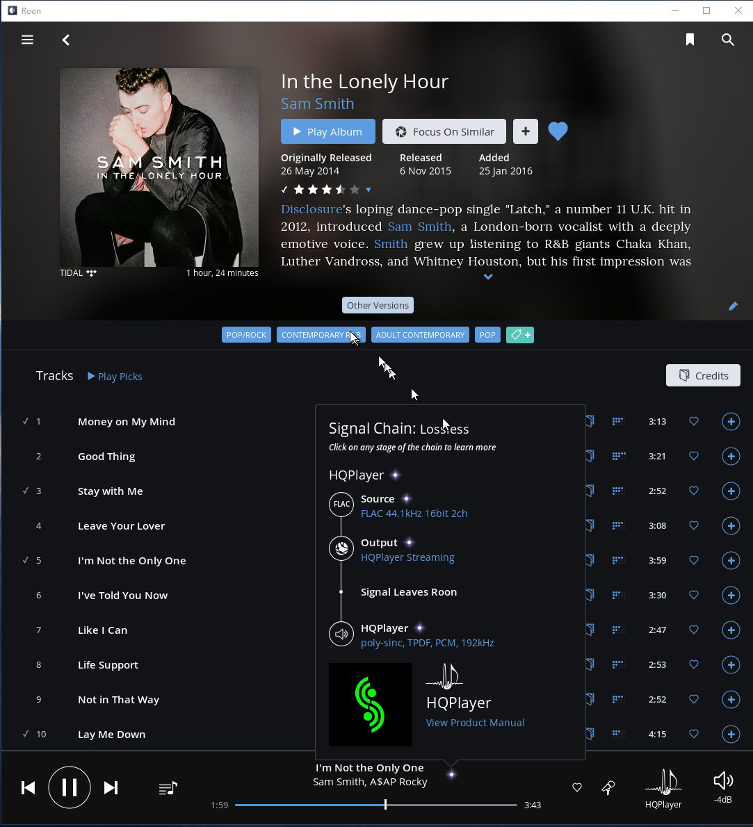 hqplayer tidal hqplayer tidal