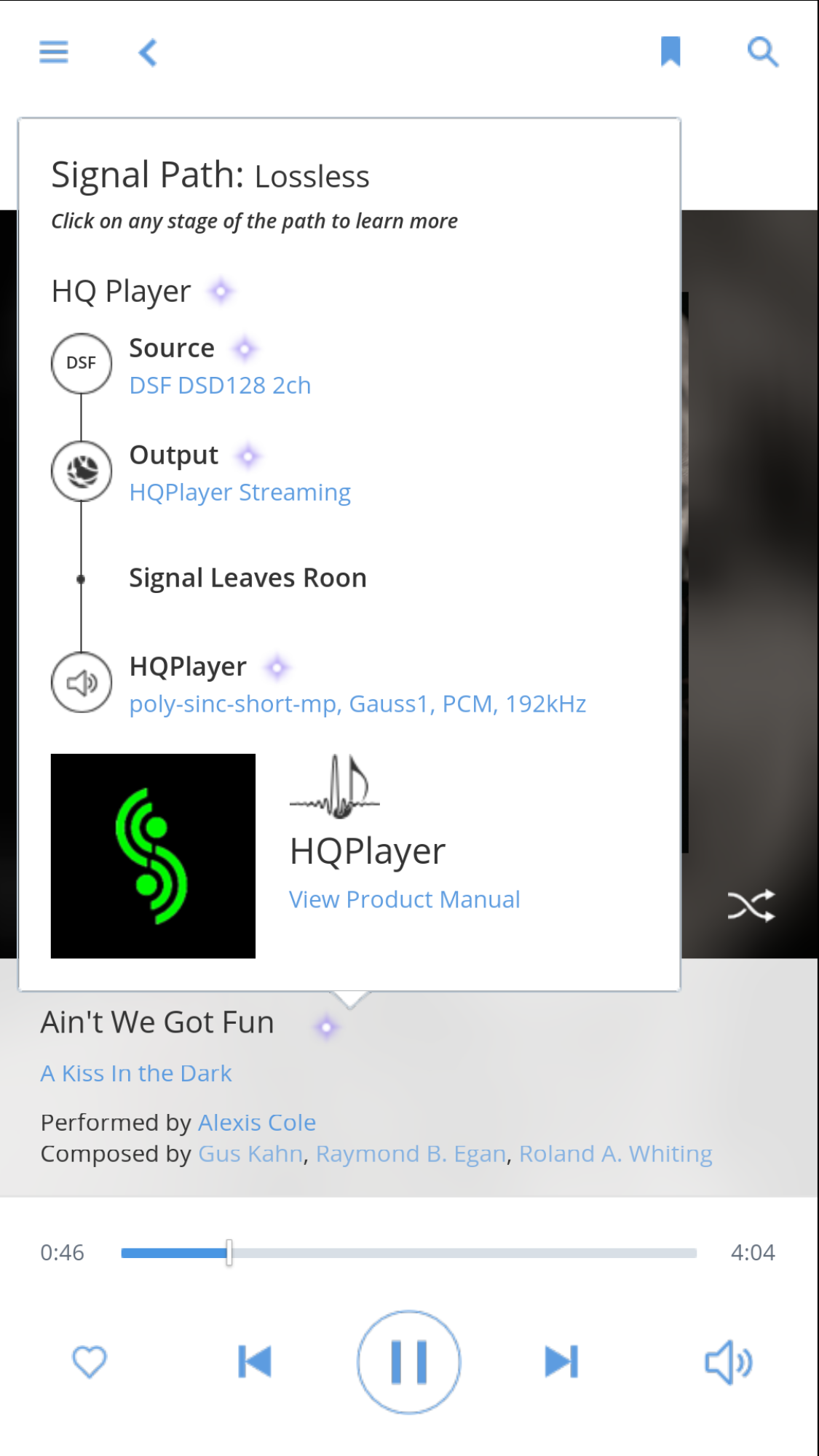 hqplayer play without sound