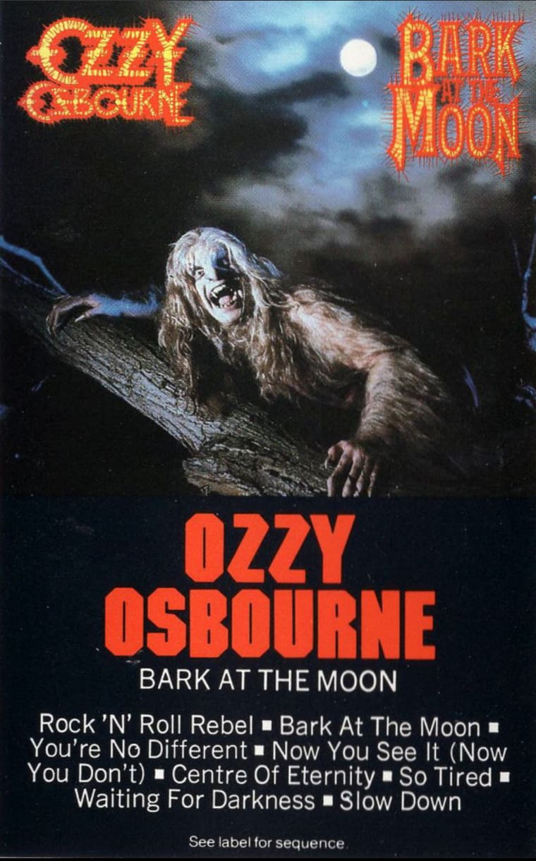 Ozzy osbourne bark at the moon