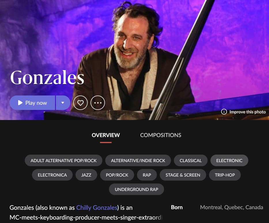 Doubled Gonzales - Metadata - Roon Labs Community