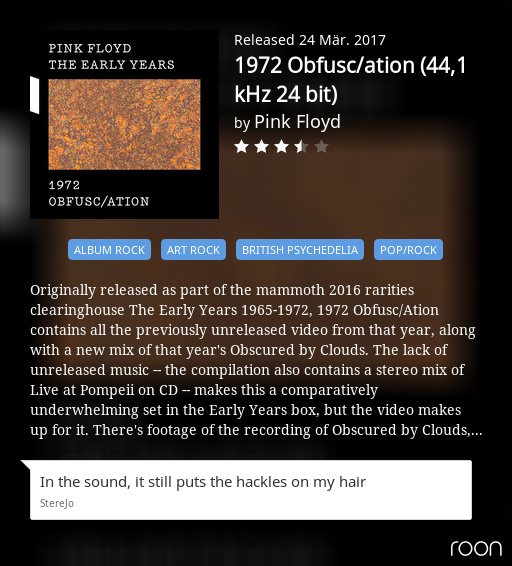 What we are listening to 2018 - Music - Roon Labs Community