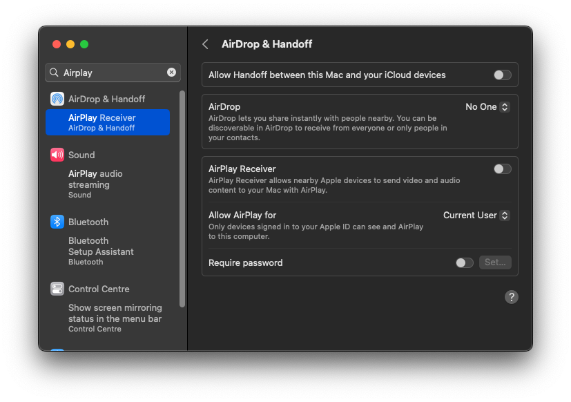 Airplay Code