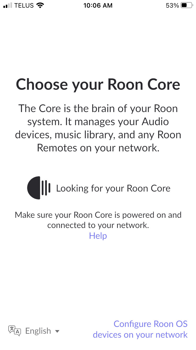 Latest version cannot find core from iPhone - Support - Roon Labs Community