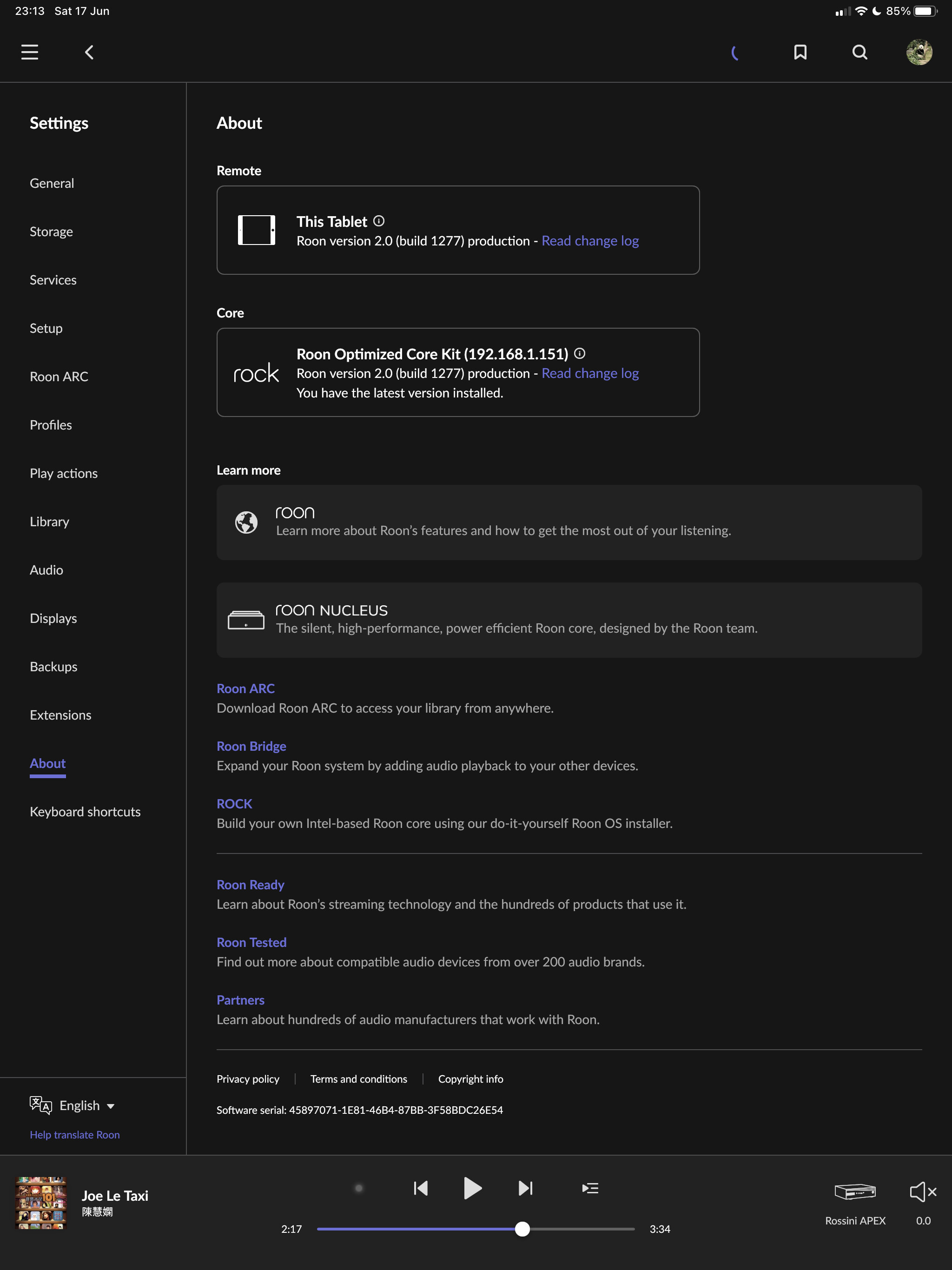 Restore backup not recognising the back up file? Support Roon