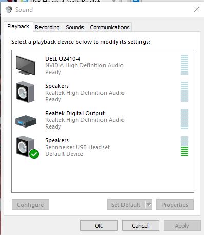 slette Smitsom sygdom binær USB Headset (with Realtek HD) not working - Support - Roon Labs Community