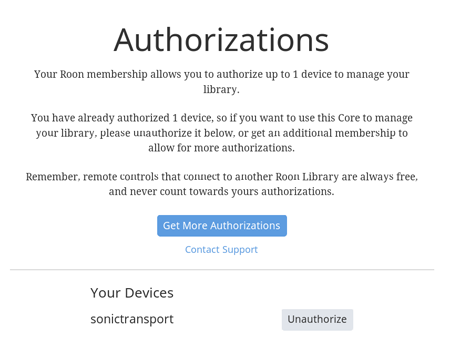 Authorizations