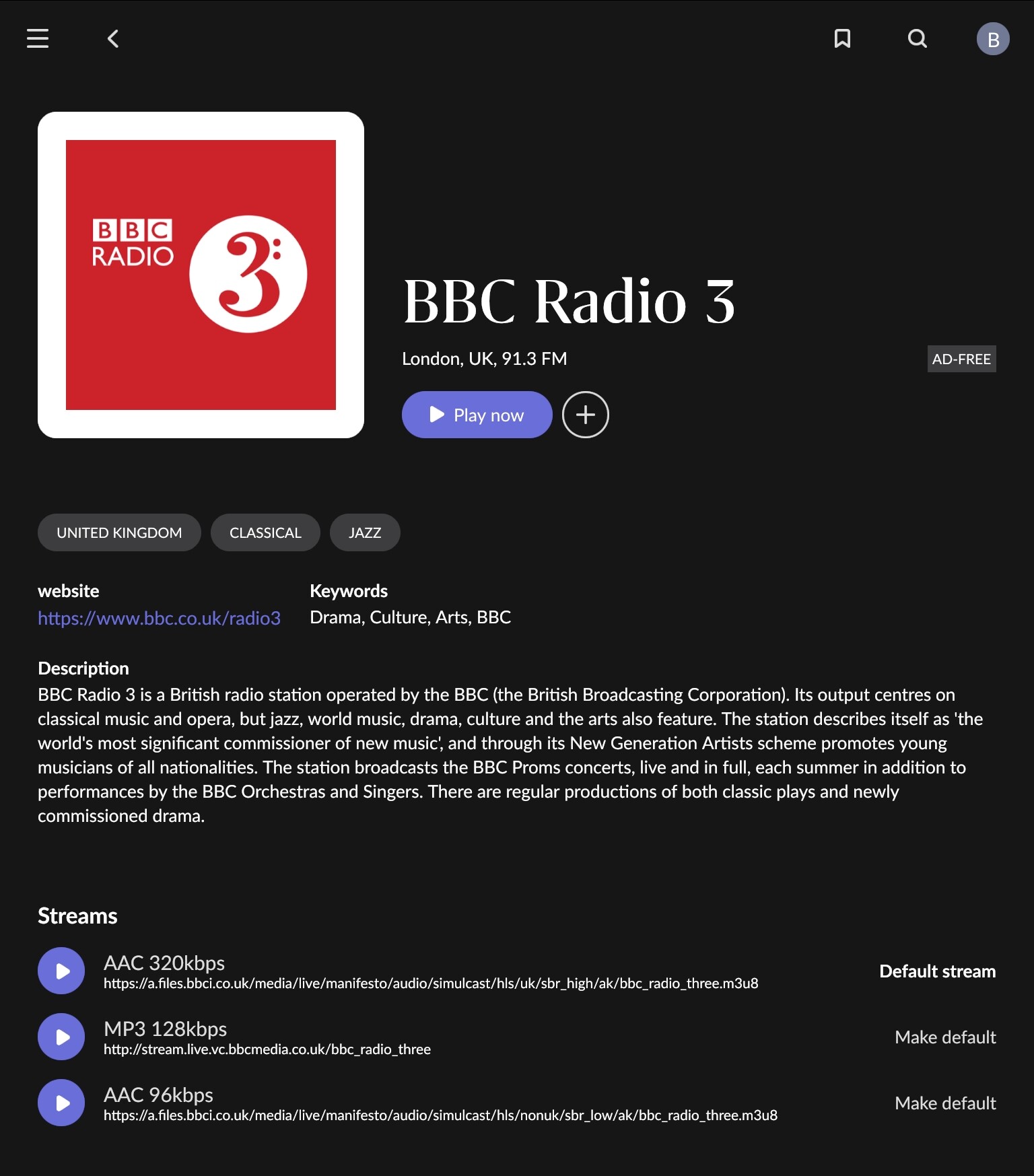 møbel Påstået Premier bbc radio 3 url, Fastad Winamp-URL För BBC Radio 1. Format Crunch -  ciclomobilidade.org