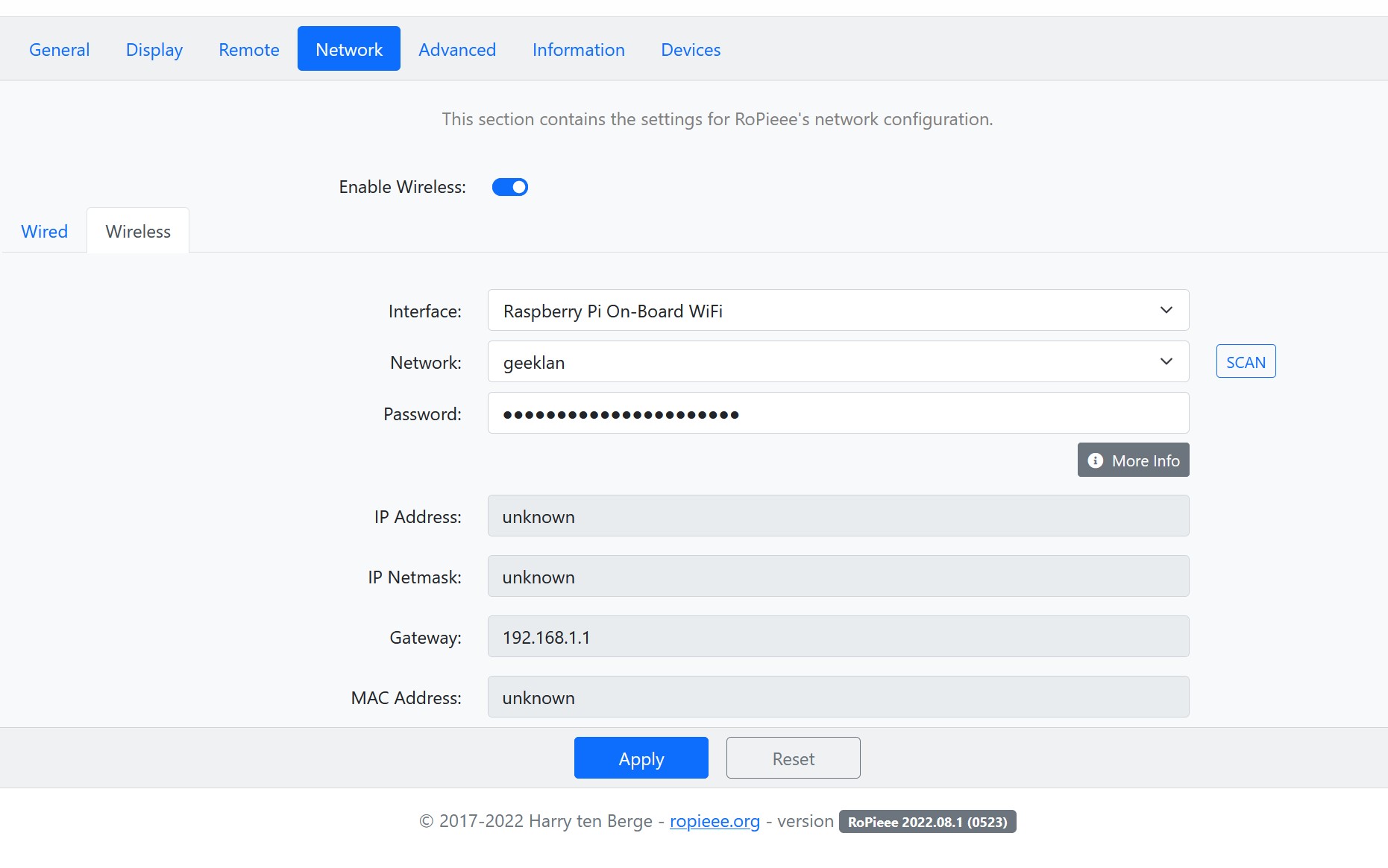Ronion Router Address Ropiee WiFi incompatible with my Router - RoPieee - Roon Labs Community