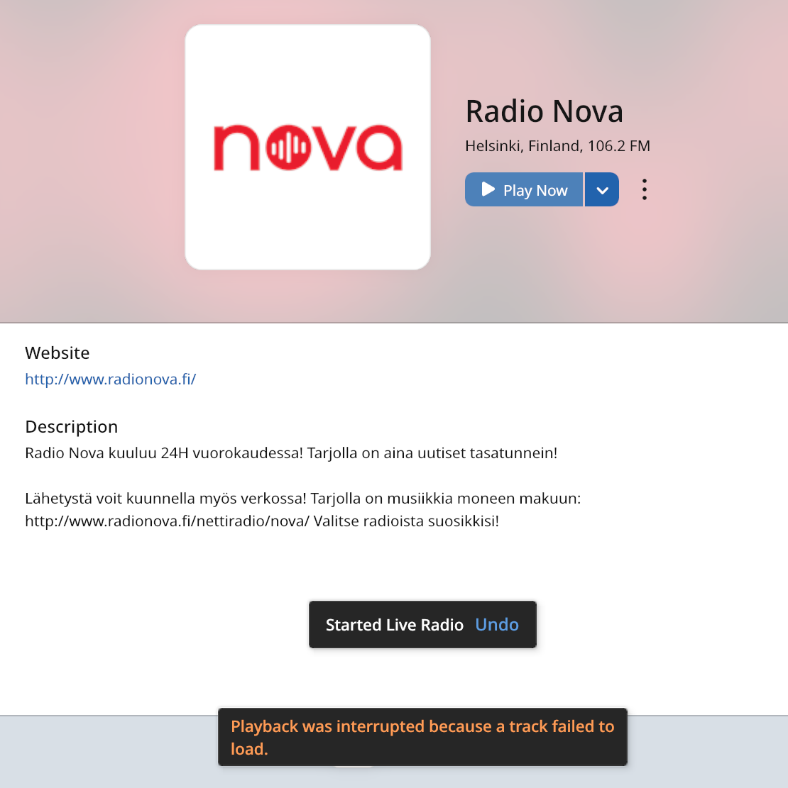 My Live Radio stations just vanished - Live - Roon Labs