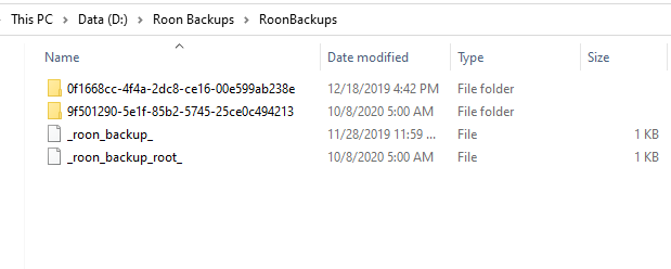 Roon Backups Example