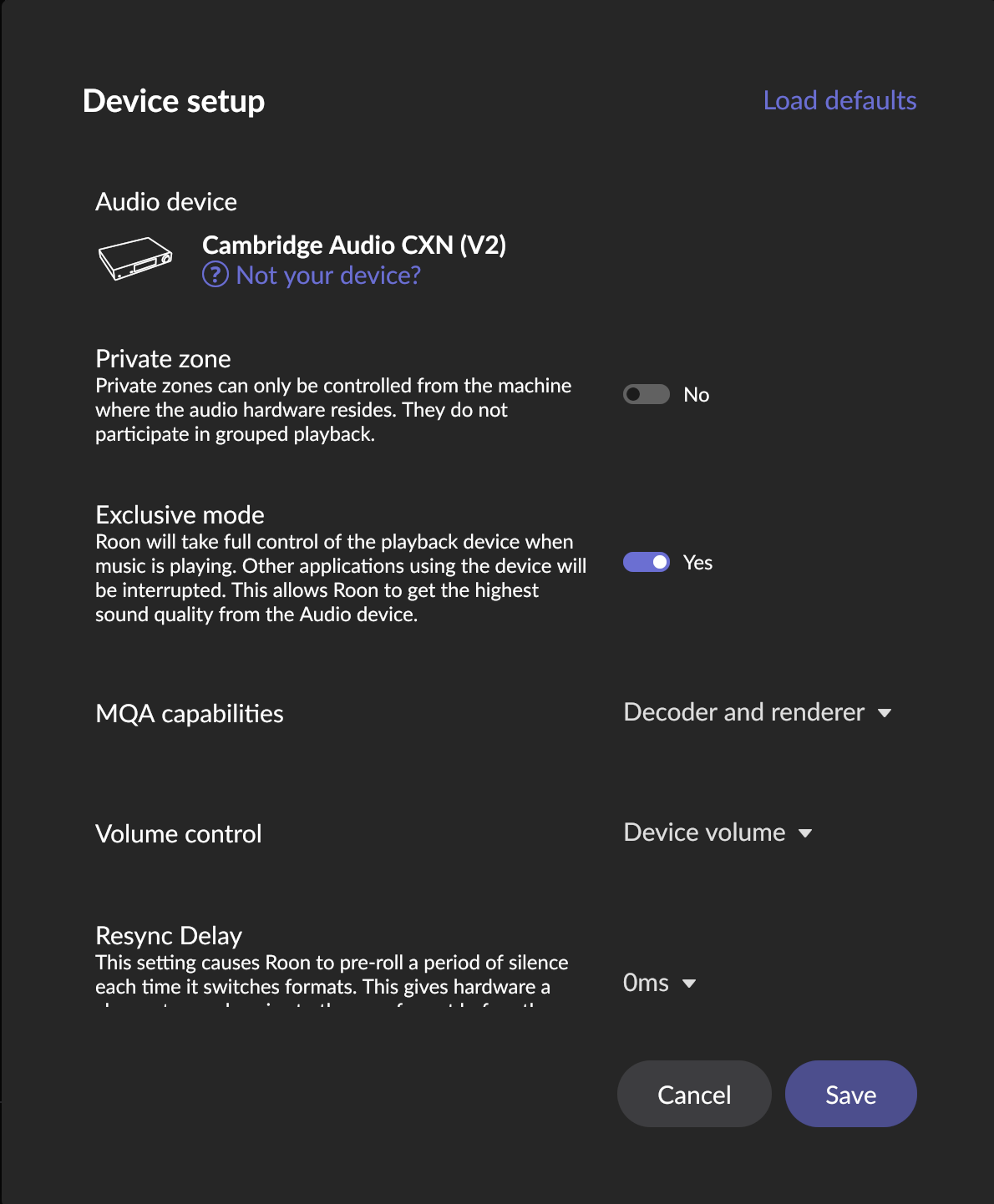 Roon Ready audio output plays on core Support Roon Labs Community