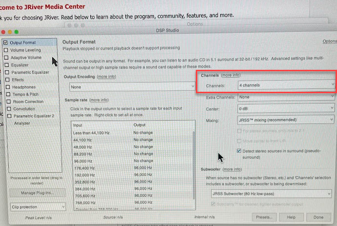 jriver multiple outputs