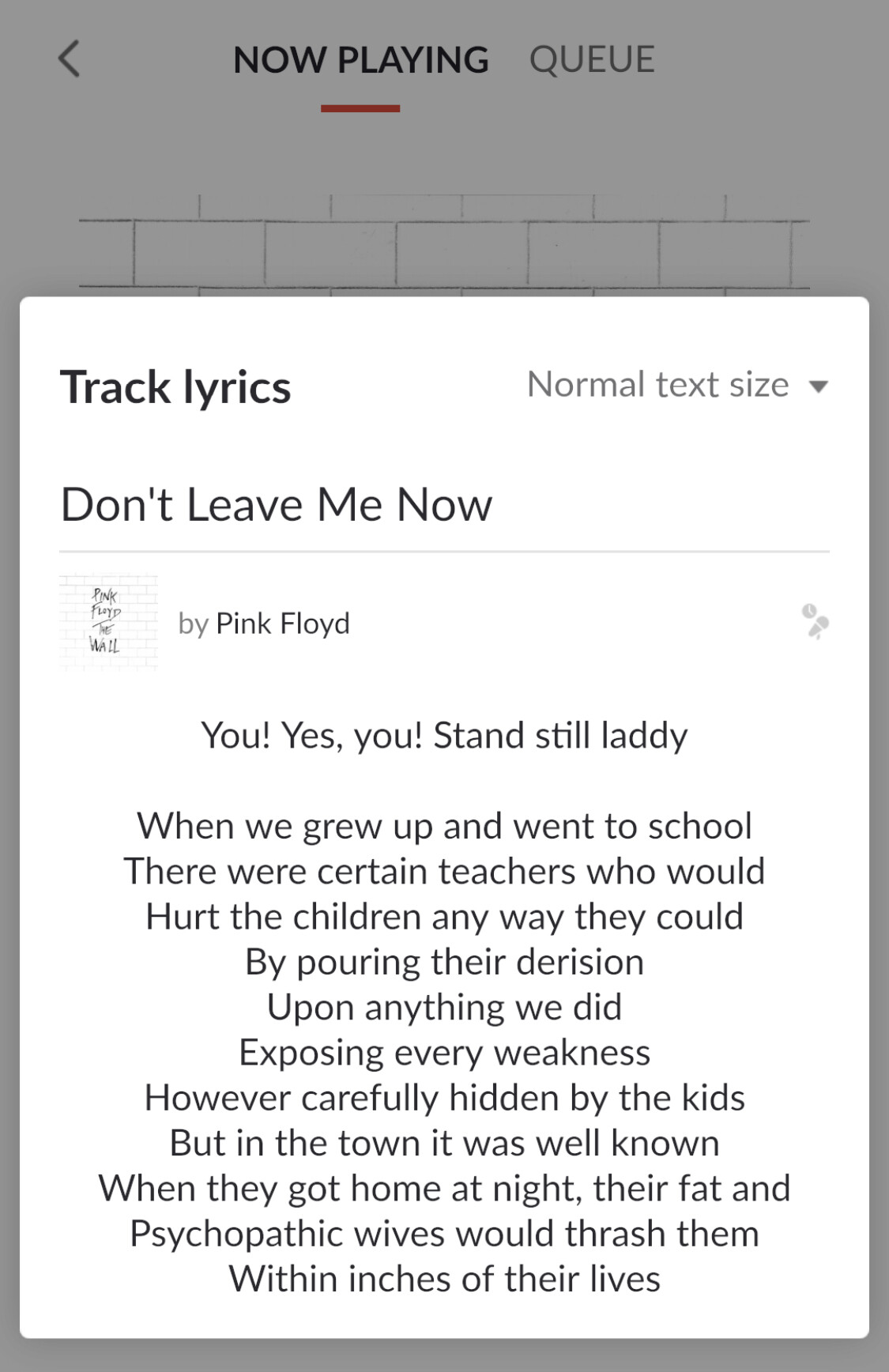 Wrong lyrics in TIDAL song - Metadata - Roon Labs Community