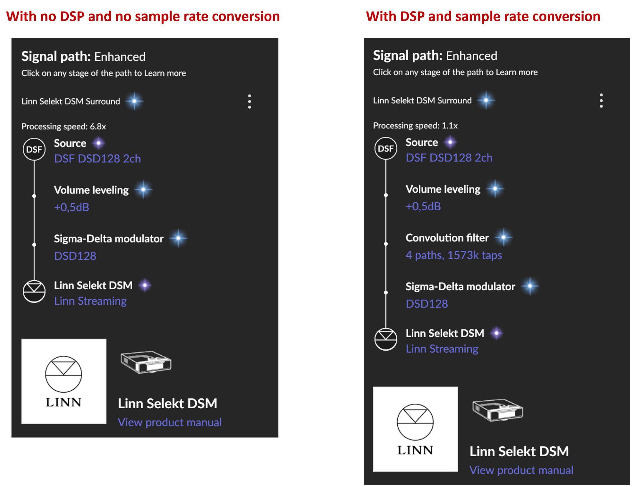 ROCK NUC DSP (Digital Signal Processing) + Roon sample rate