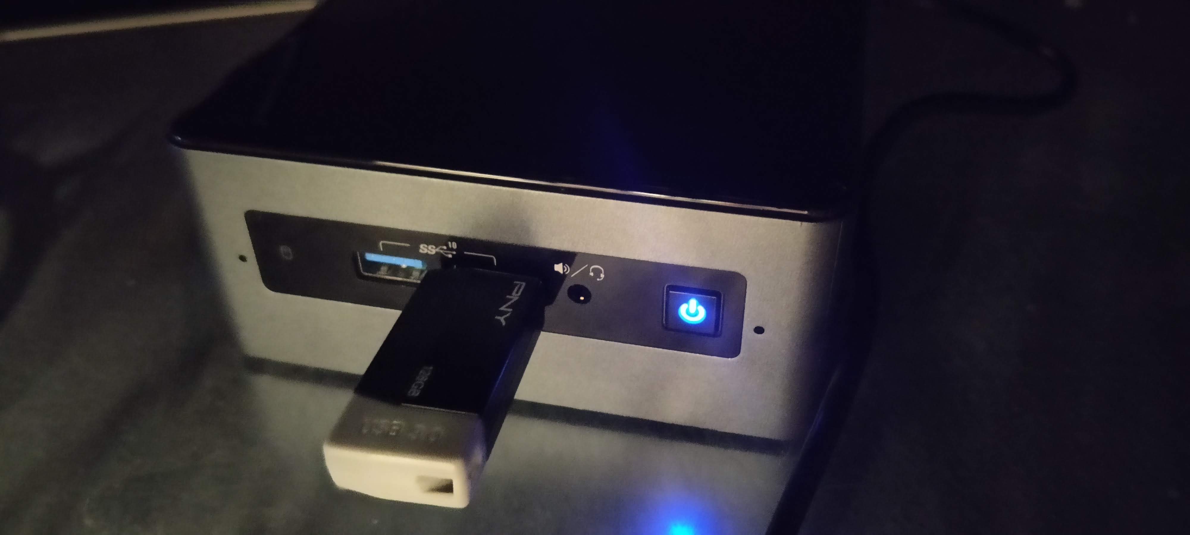 Roon ROCK not detecting USB drive on Intel NUC8i7BEH (ref#0ETE06