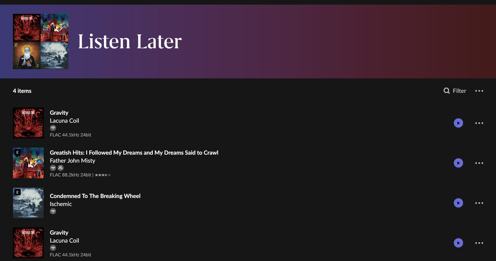 Listen Later 🕐 Feedback Thread - Page 6 - Roon Software 