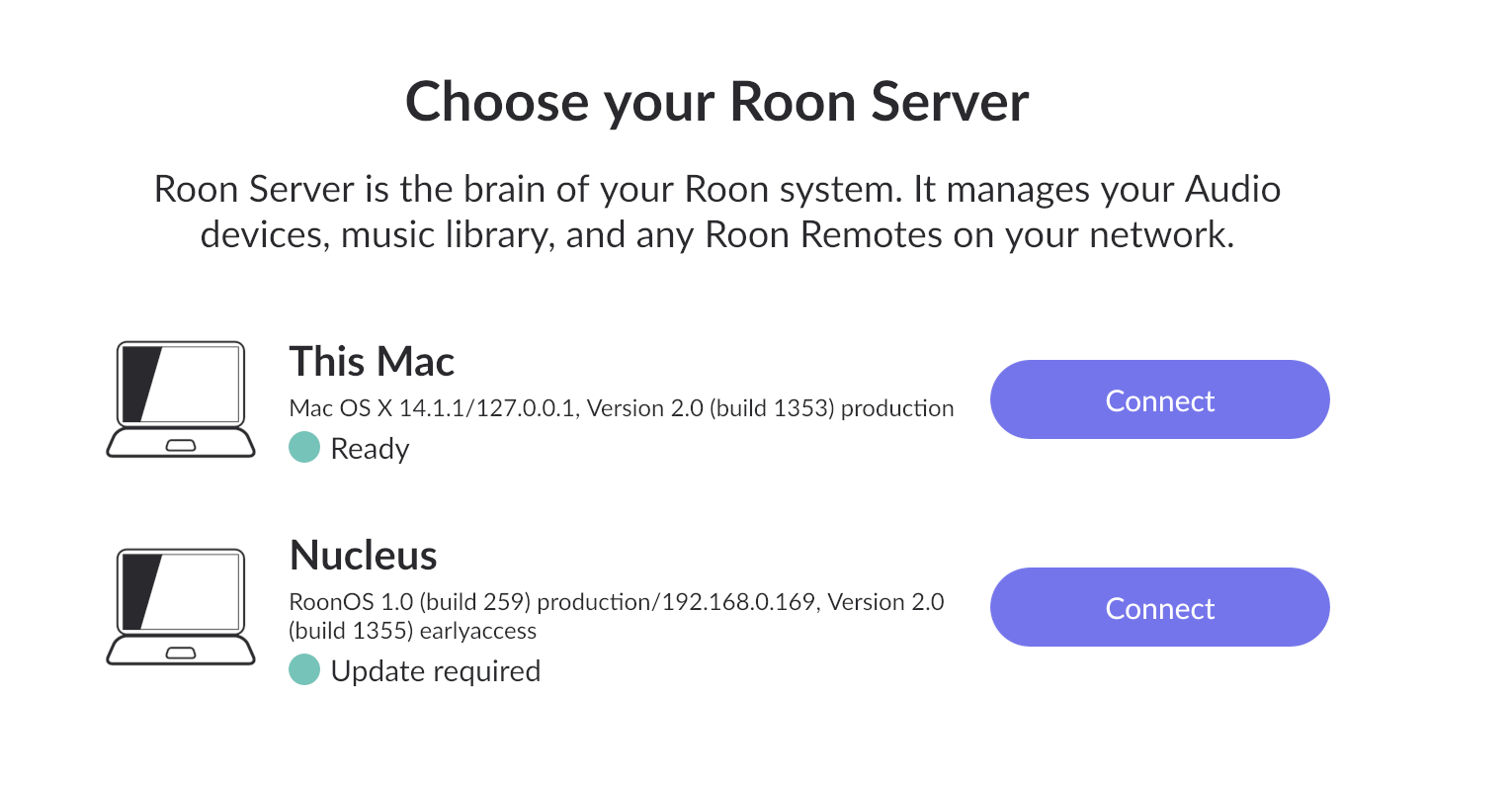 Roon remotes won't connect to Nucleus Nucleus Support Roon Labs