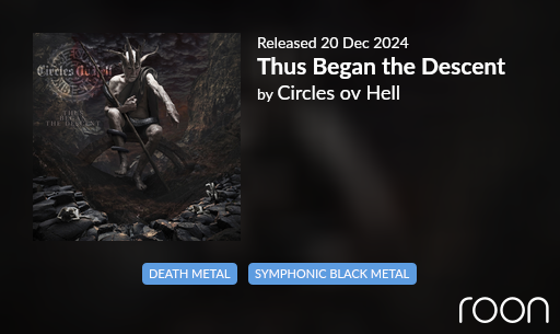 Metal Music Discussion 🤘[2025] - Music - Roon Labs Community