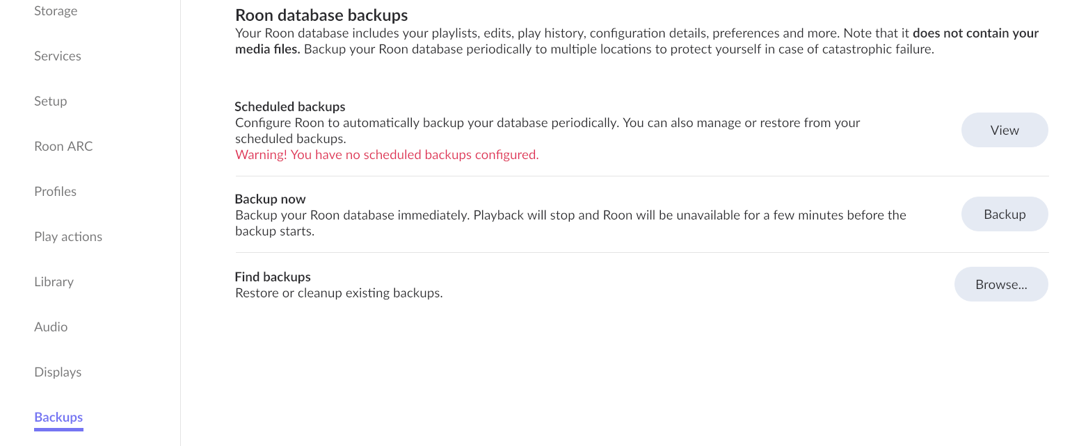 Syntax for adding backup location on network - Roon Software Discussion ...